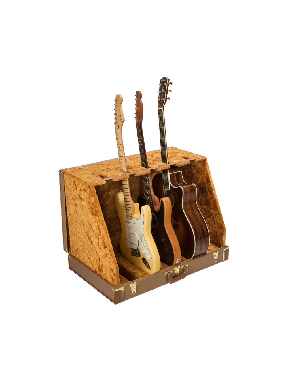Fender Classic Series 5 Guitar Case Stand - Brown