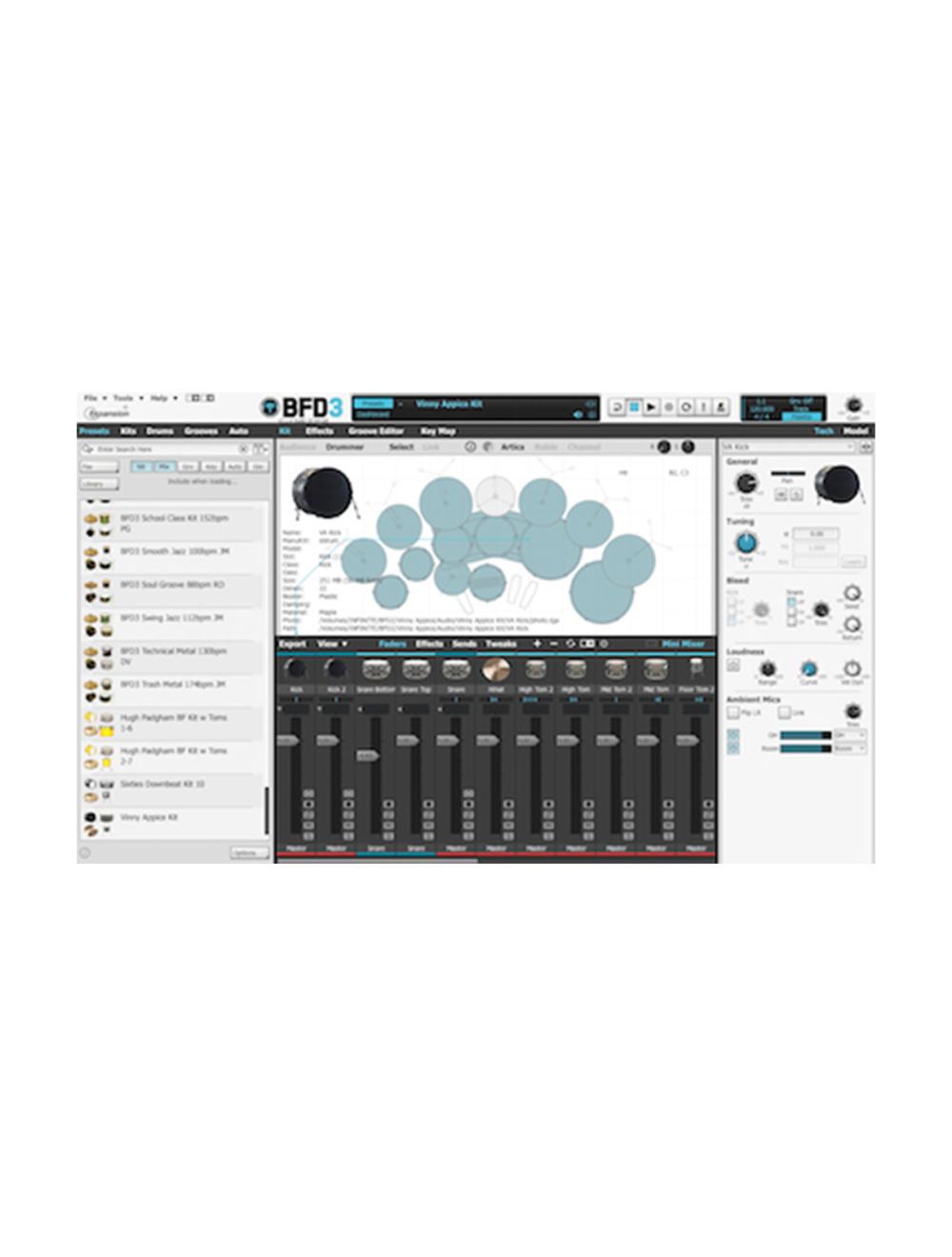 Sonic Reality Vinny Appice Kit for BFD2/3