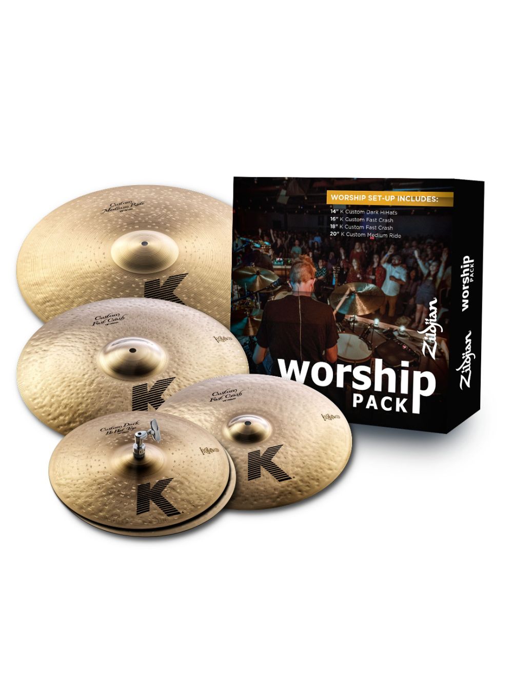 Zildjian K Custom Worship Cymbal Pack - Open Box