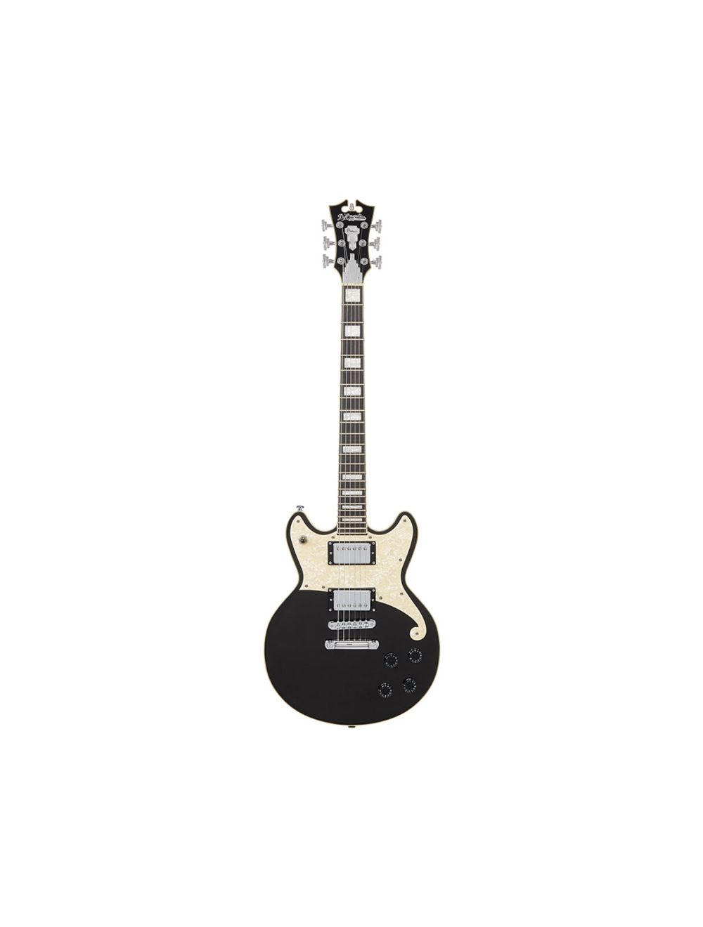 D'Angelico Premier Brighton Electric Guitar - Black Flake