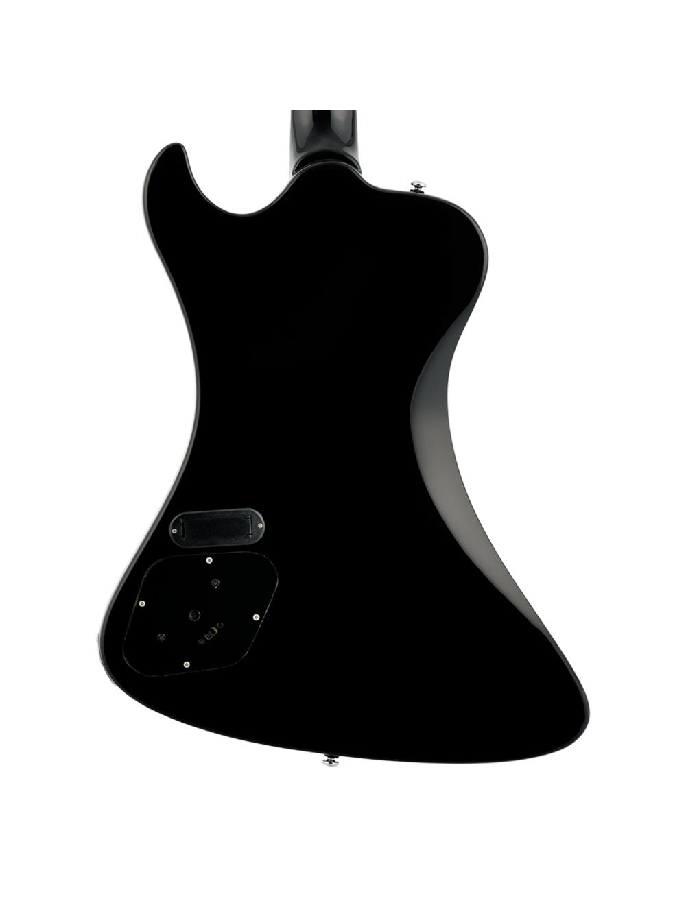 Hagstrom Nekromant 4 Single Cut Bass Guitar - Black Gloss