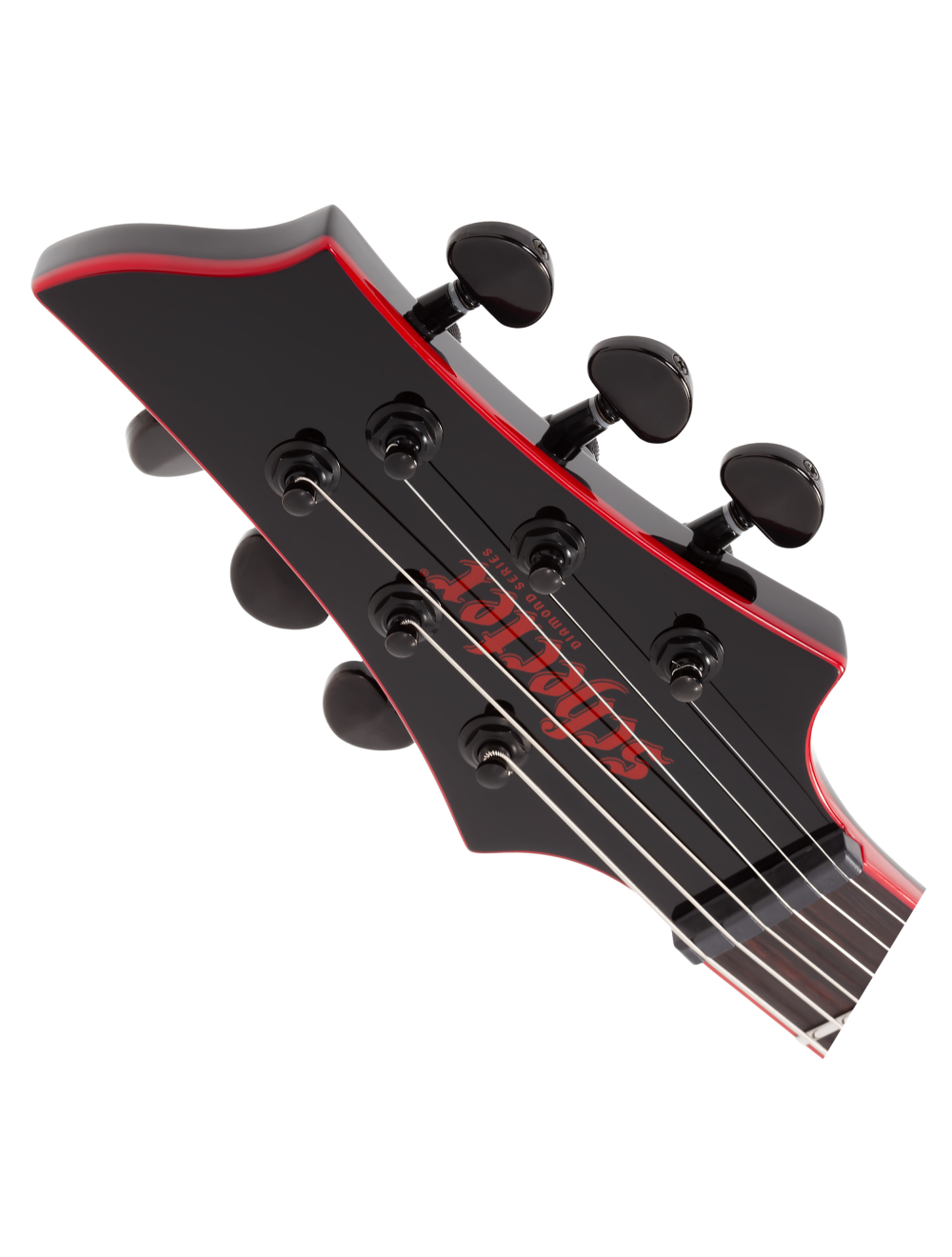 Schecter Sunset-6 Red Dawn Electric Guitar - Gloss Black - Open Box