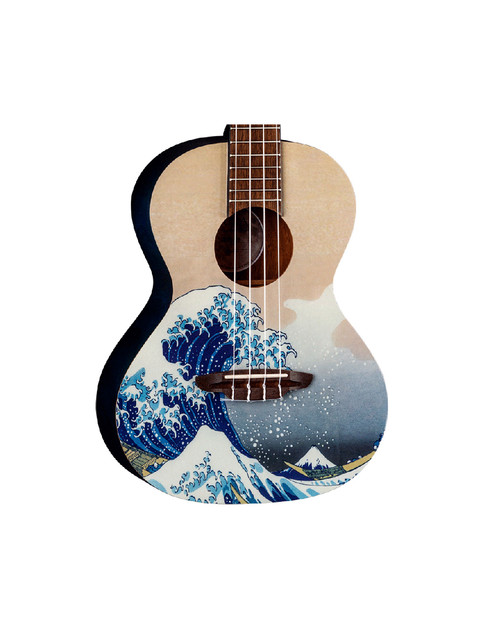 Great wave ukulele top