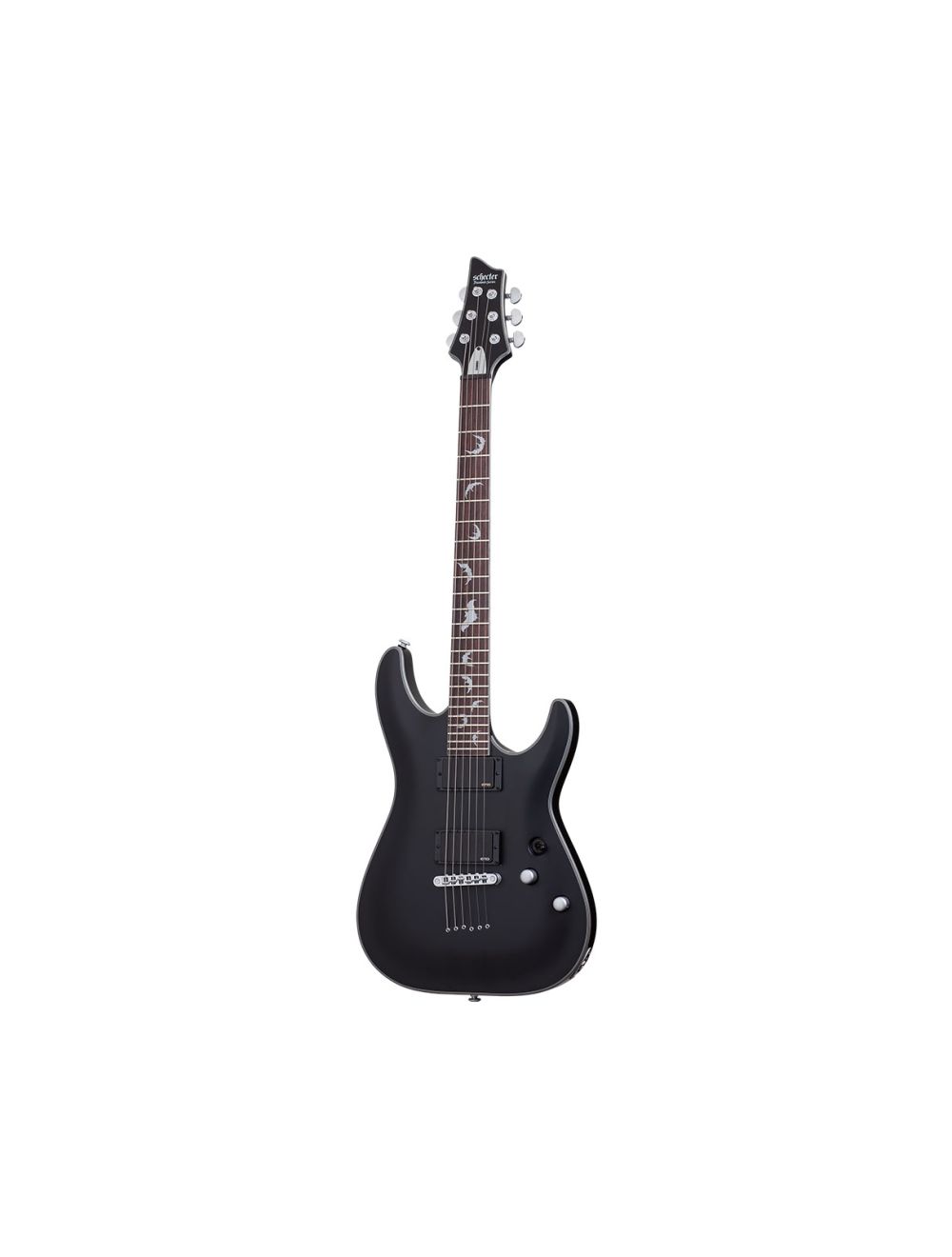 Schecter Damien Platinum-6 Electric Guitar - Satin Black - Open Box