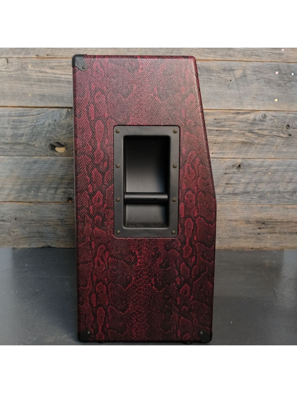 ENGL E412VSB Custom Shop Slant 4x12" Guitar Speaker Cabinet - Red Snakeskin