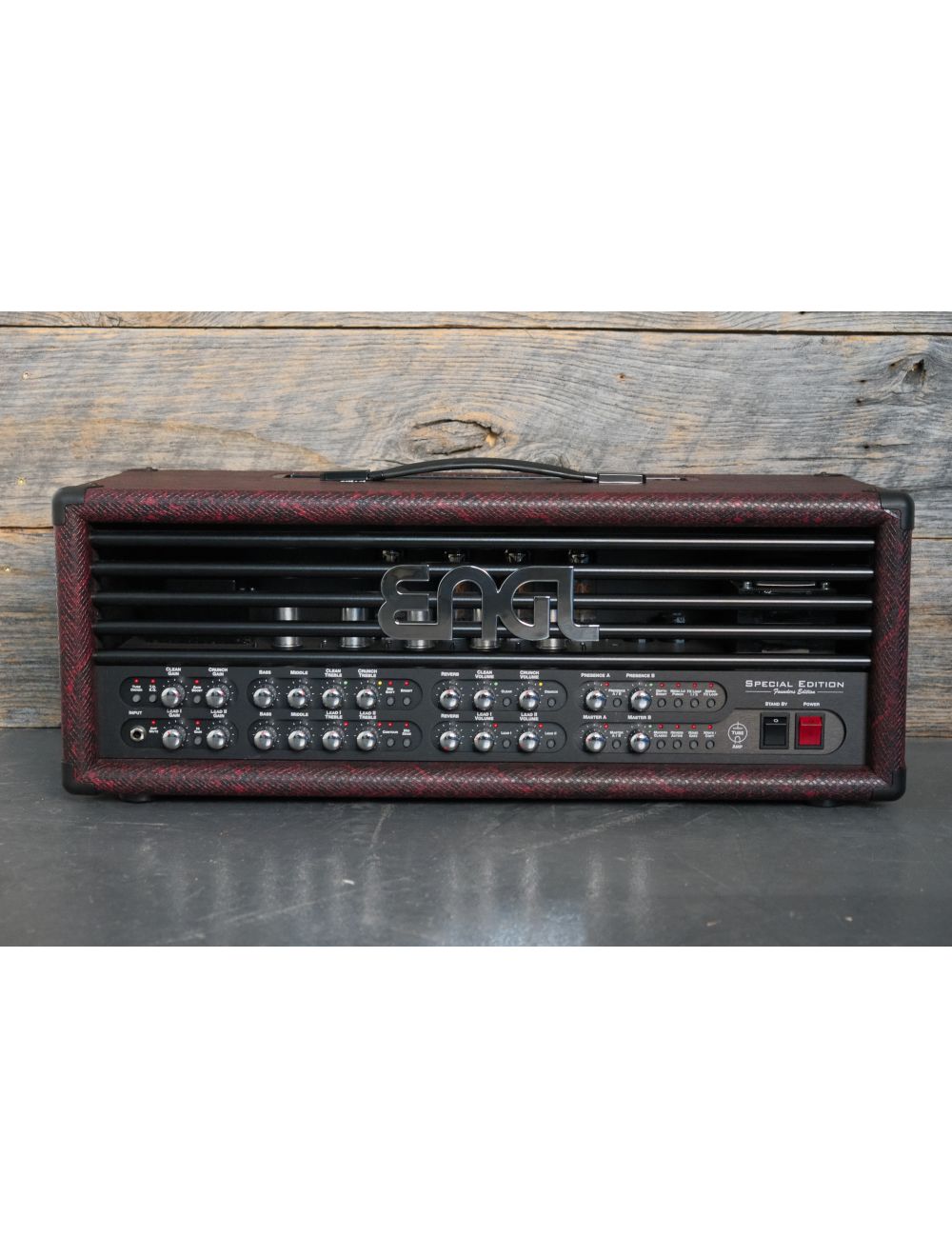 ENGL E670FE Custom Shop Special Edition Founders Guitar Amp Head - Red Snakeskin