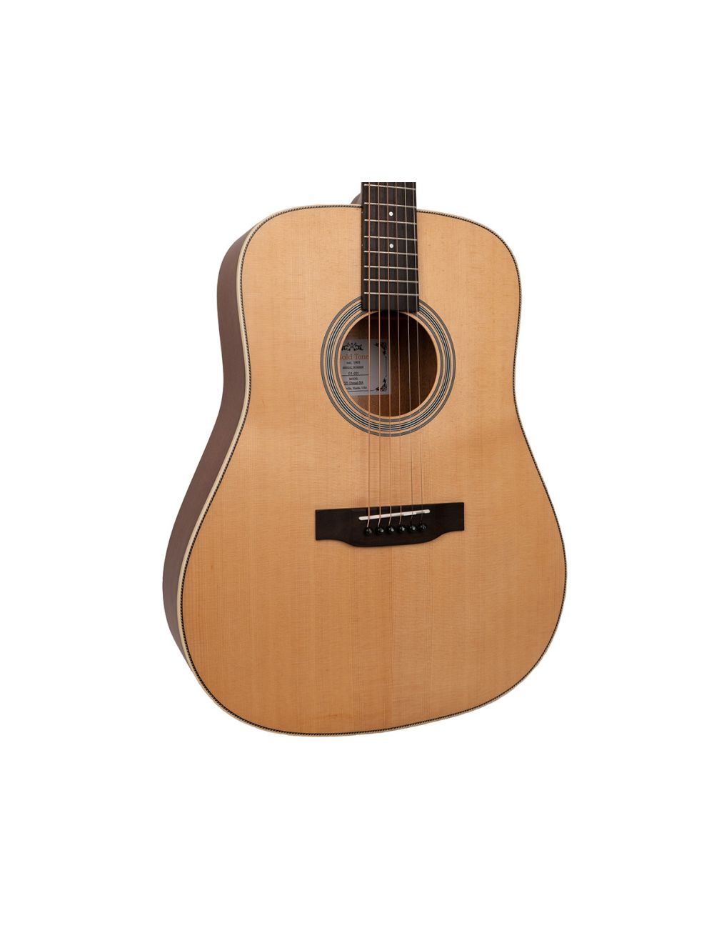 Gold Tone GT-Dread All Solid Acoustic-Electric Guitar w/Bag - Natural - Open Box