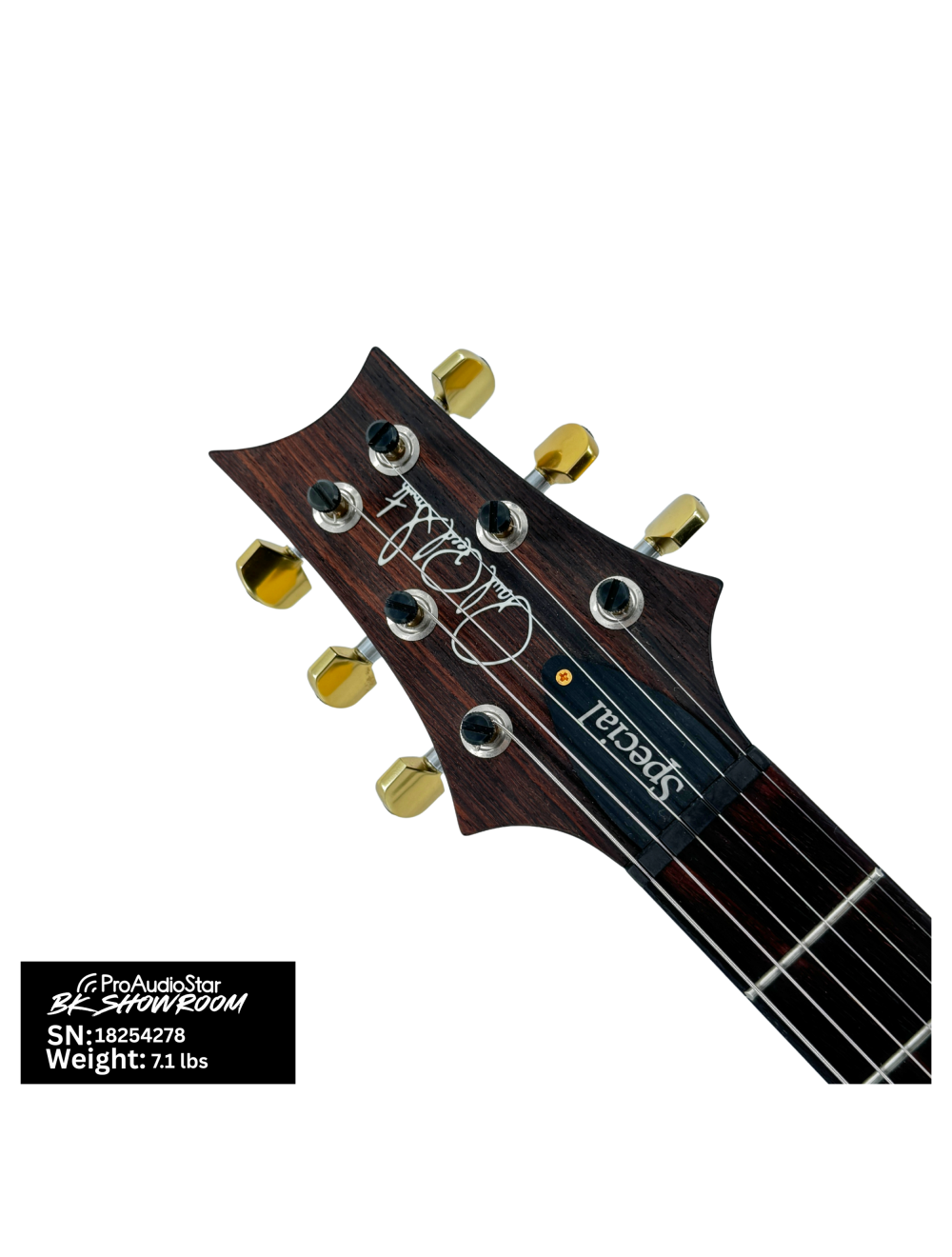 Used PRS Special Semi-Hollow 10 Top - Black Gold w/Black Wrap Burst