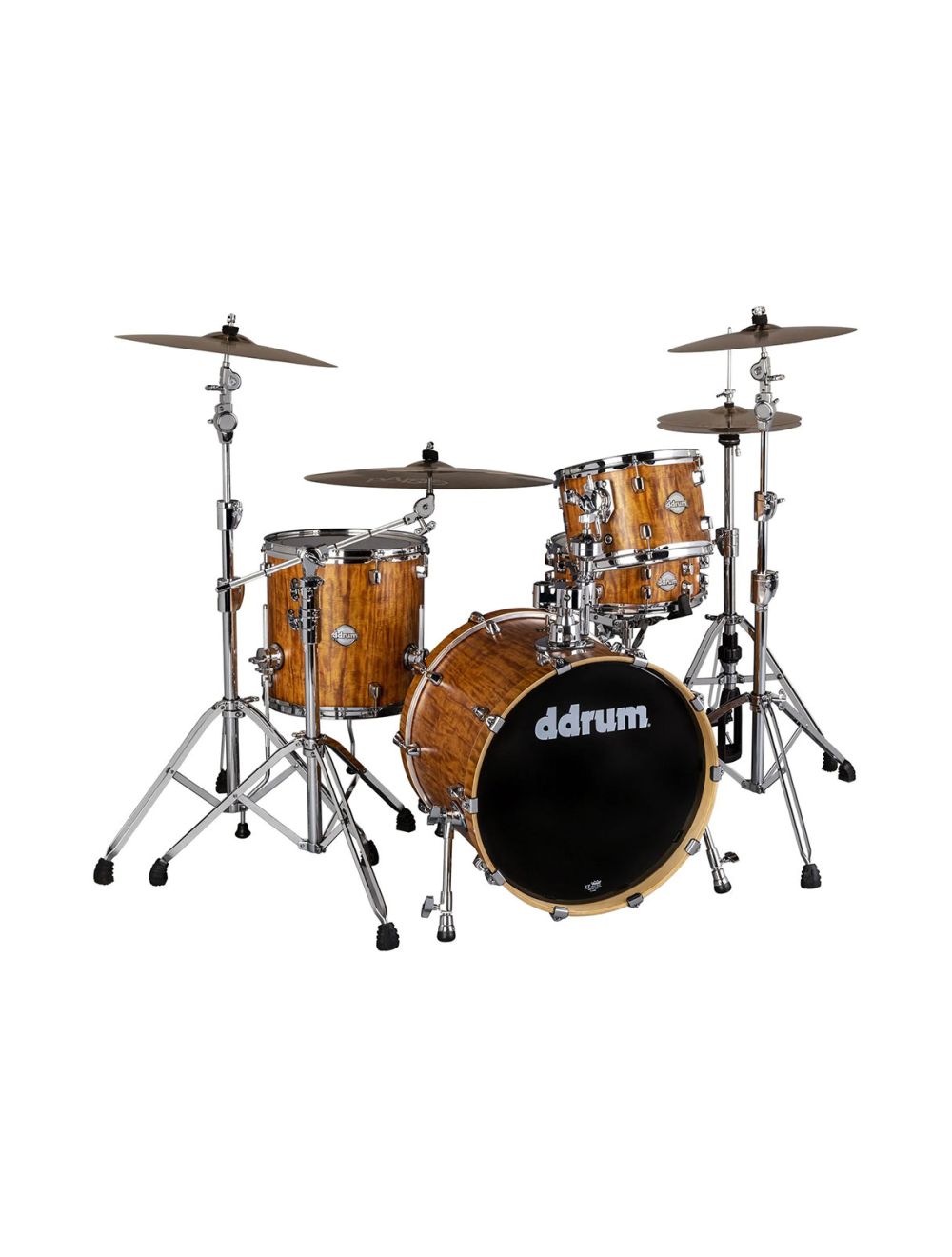 ddrum Dominion 4-piece Shell Pack - Satin Bubinga
