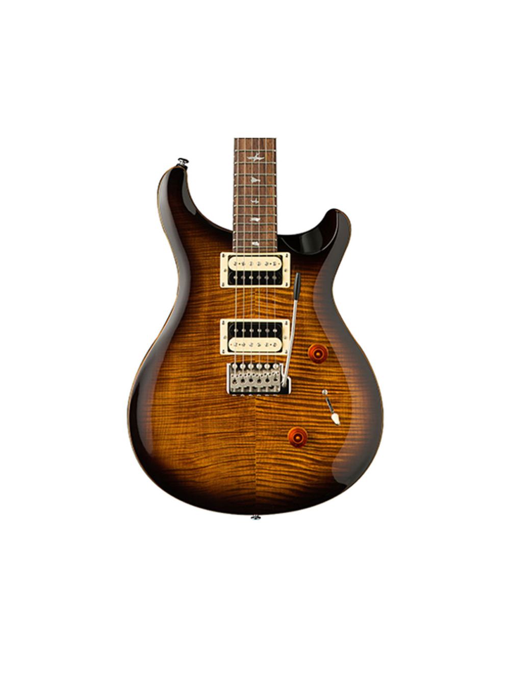 PRS SE Custom 24 Electric Guitar Black Gold Sunburst