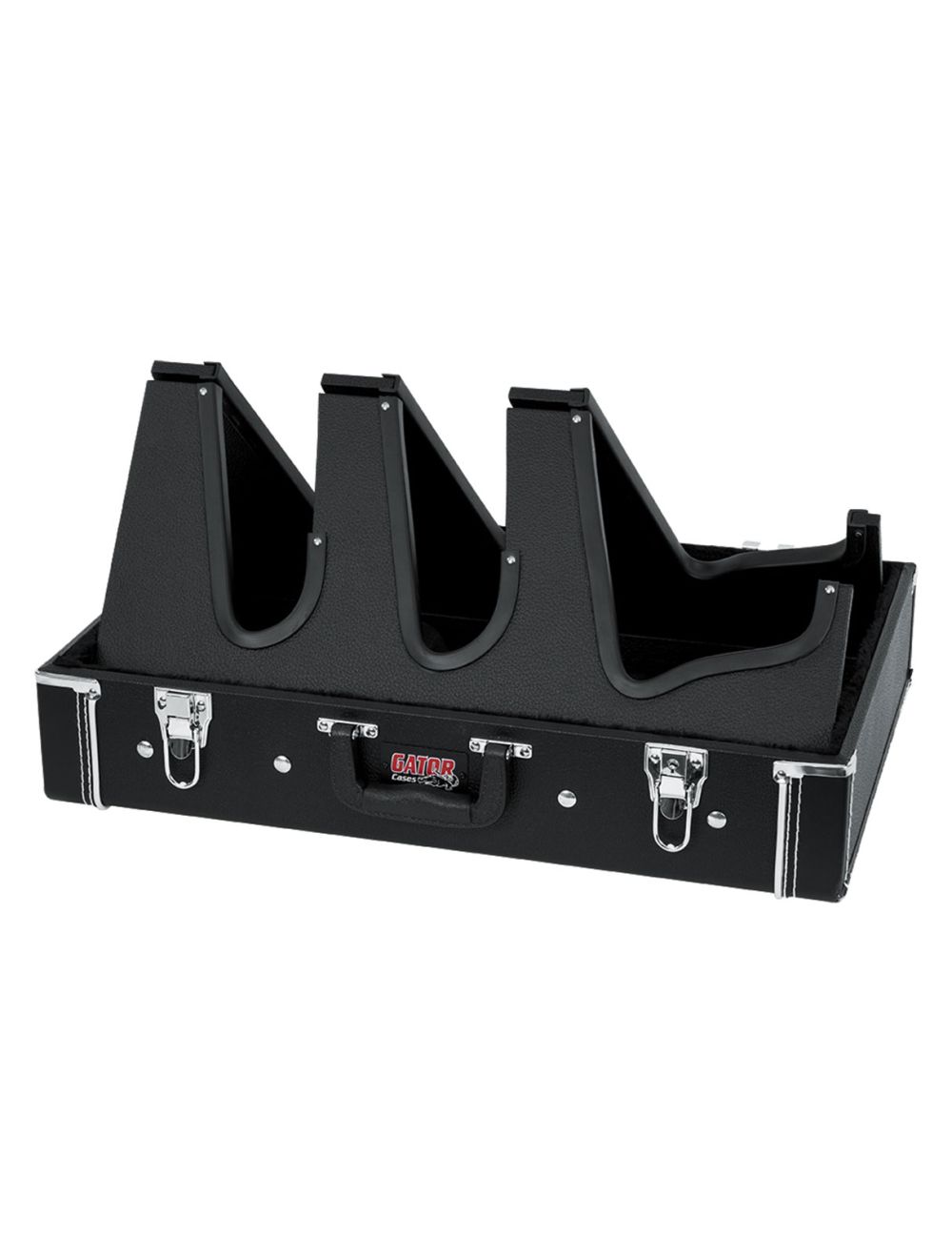 Gator Cases Gig-Box Jr. All-In-One Pedal Board / 3x Guitar Stand- Open Box