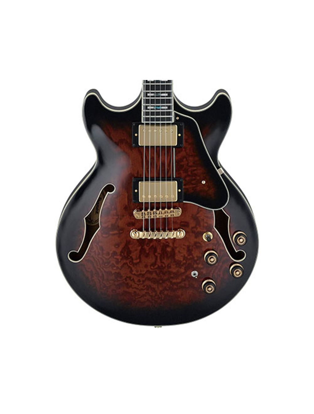 Ibanez AM153QADBS AM Artstar Electric Guitar Dark Brown Sunburst
