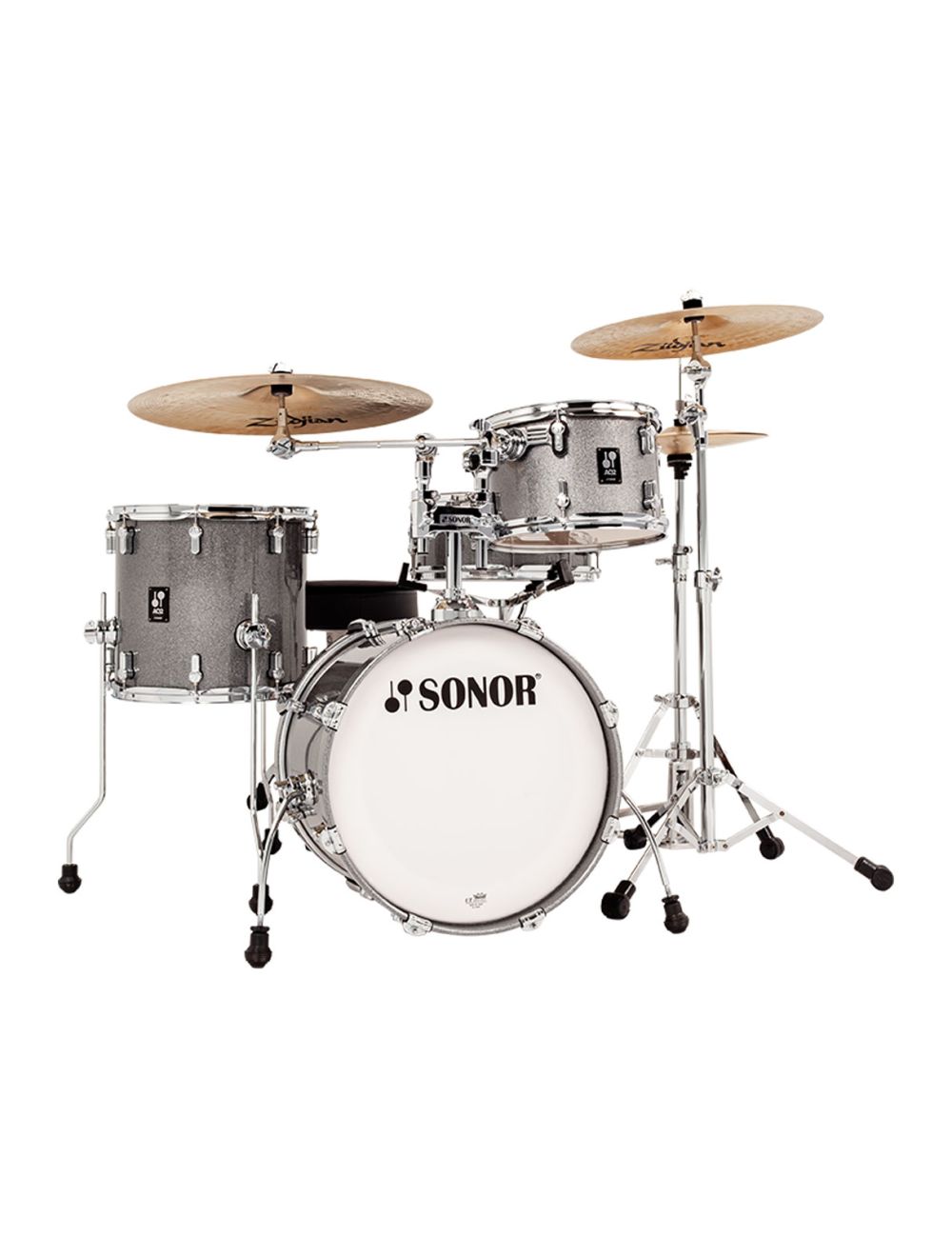 Sonor AQ2 Maple Bop 4-pc Shell Pack w/ 18" Kick - Titanium Quartz - Open Box