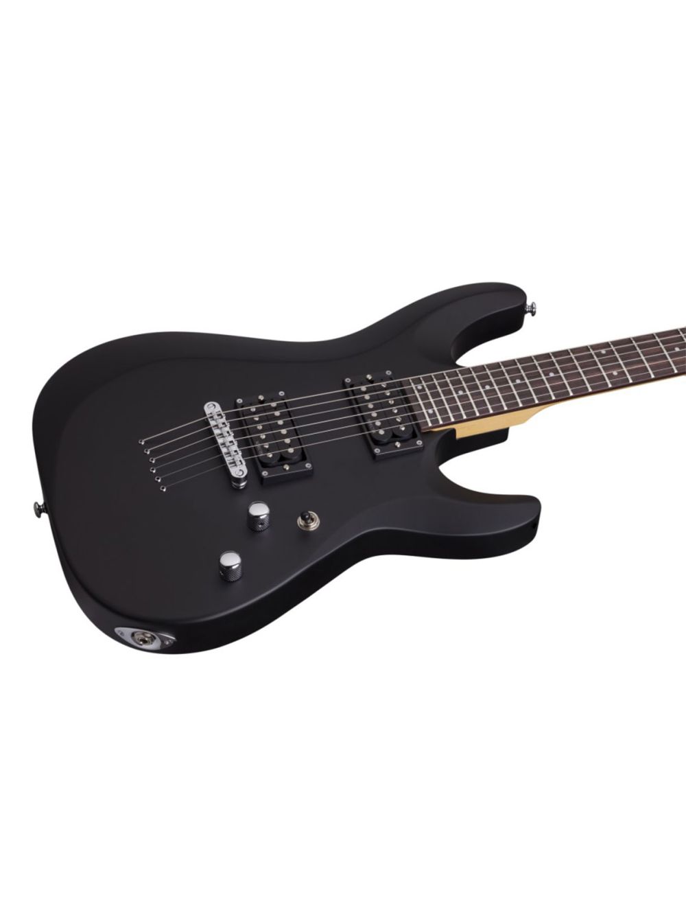 Schecter C-6 Deluxe Electric Guitar - Satin Black