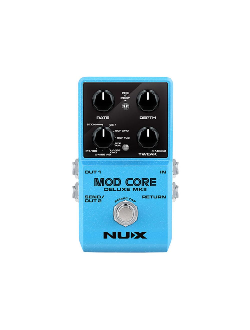 NUX Mod Core Deluxe MKII Modulation Pedal + Gator Patch Cable 3 Pack