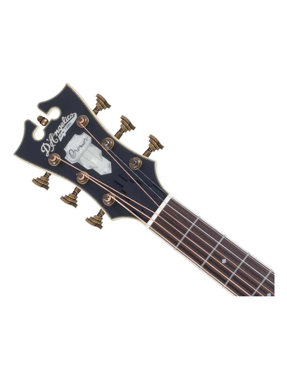 D'Angelico Premier Gramercy Cutaway A/E Guitar - Natural