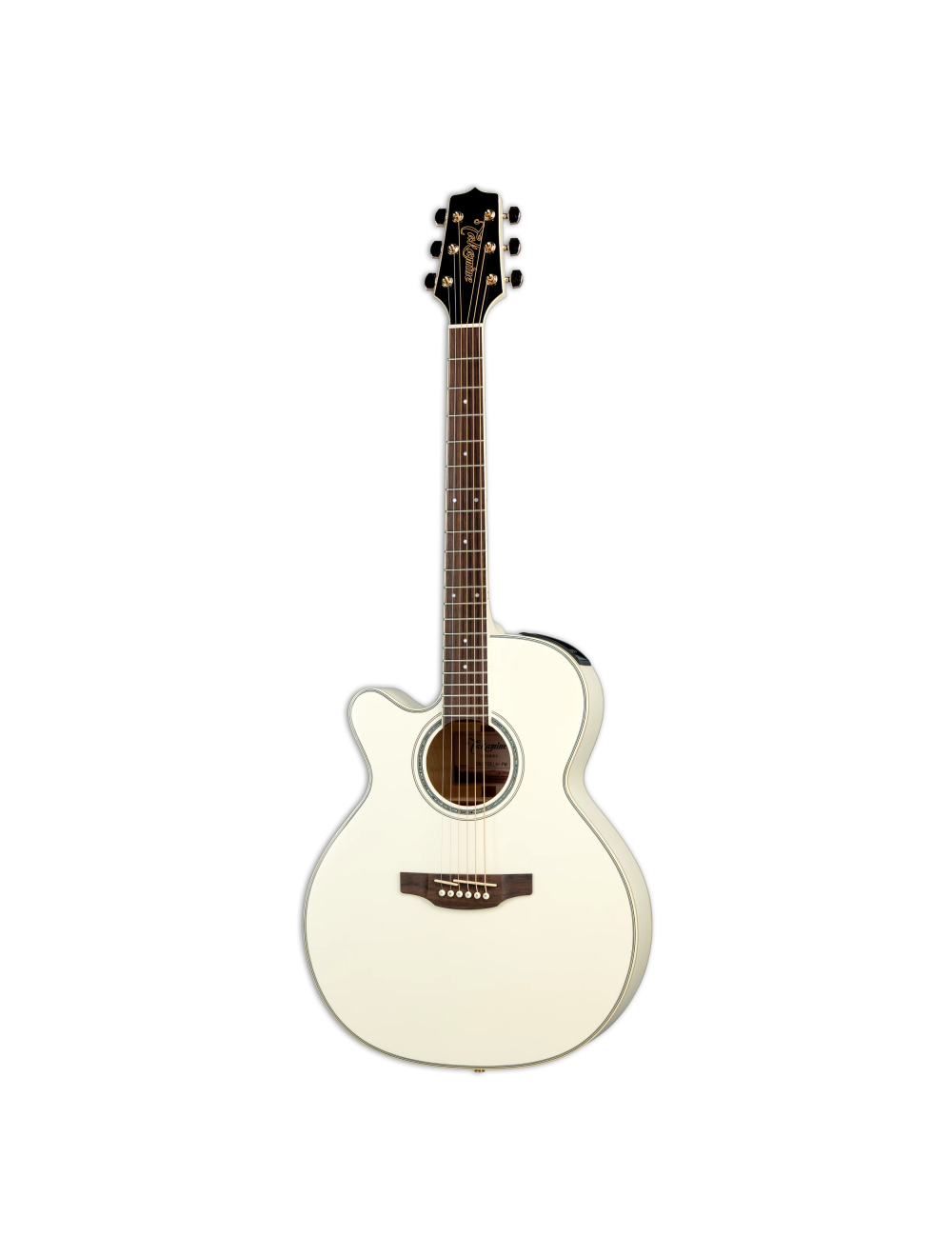 Takamine GN37CE Left-Handed Acoustic-Electric Guitar - Pearl White w/Gig Bag