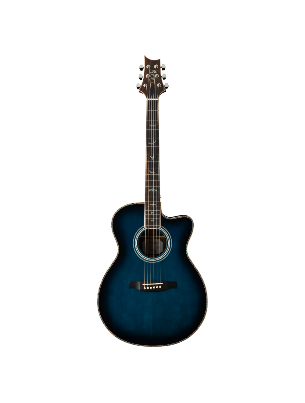 PRS SE A60 Angelus A/E Guitar w/Fishman Sonitone Pickup - Cobalt Blue Burst