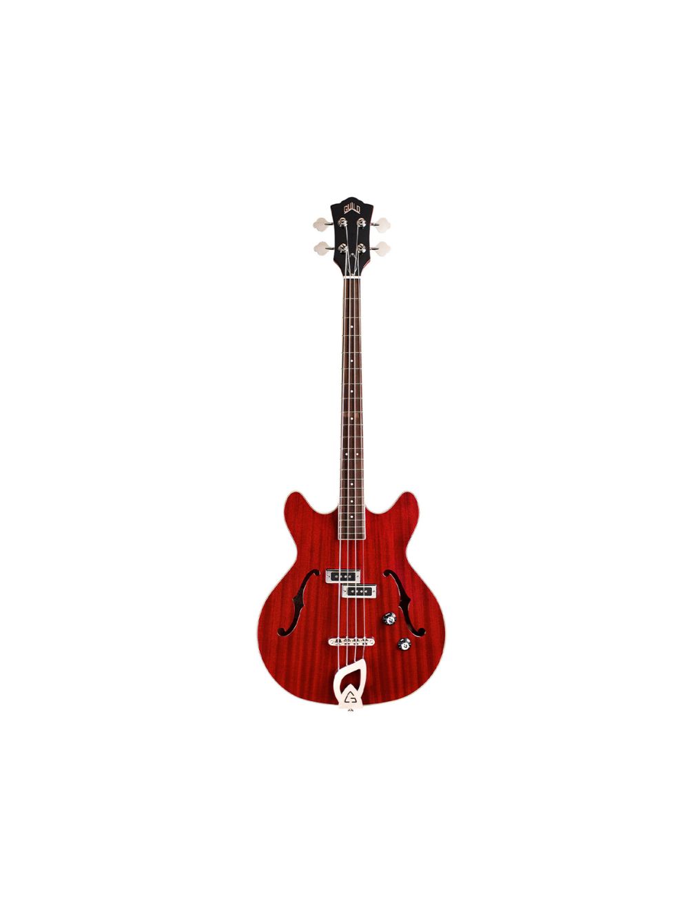 Guild Starfire I Semi-Hollow Bass Guitar - Cherry Red - B-Stock
