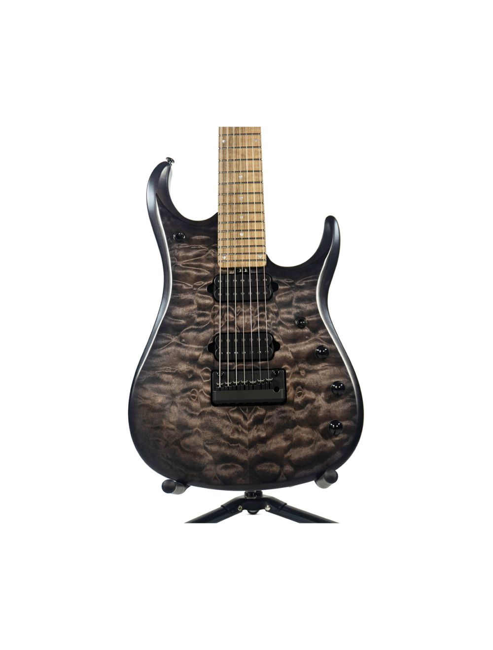 Ernie Ball Music Man JP15 7 String Trans Black Quilt