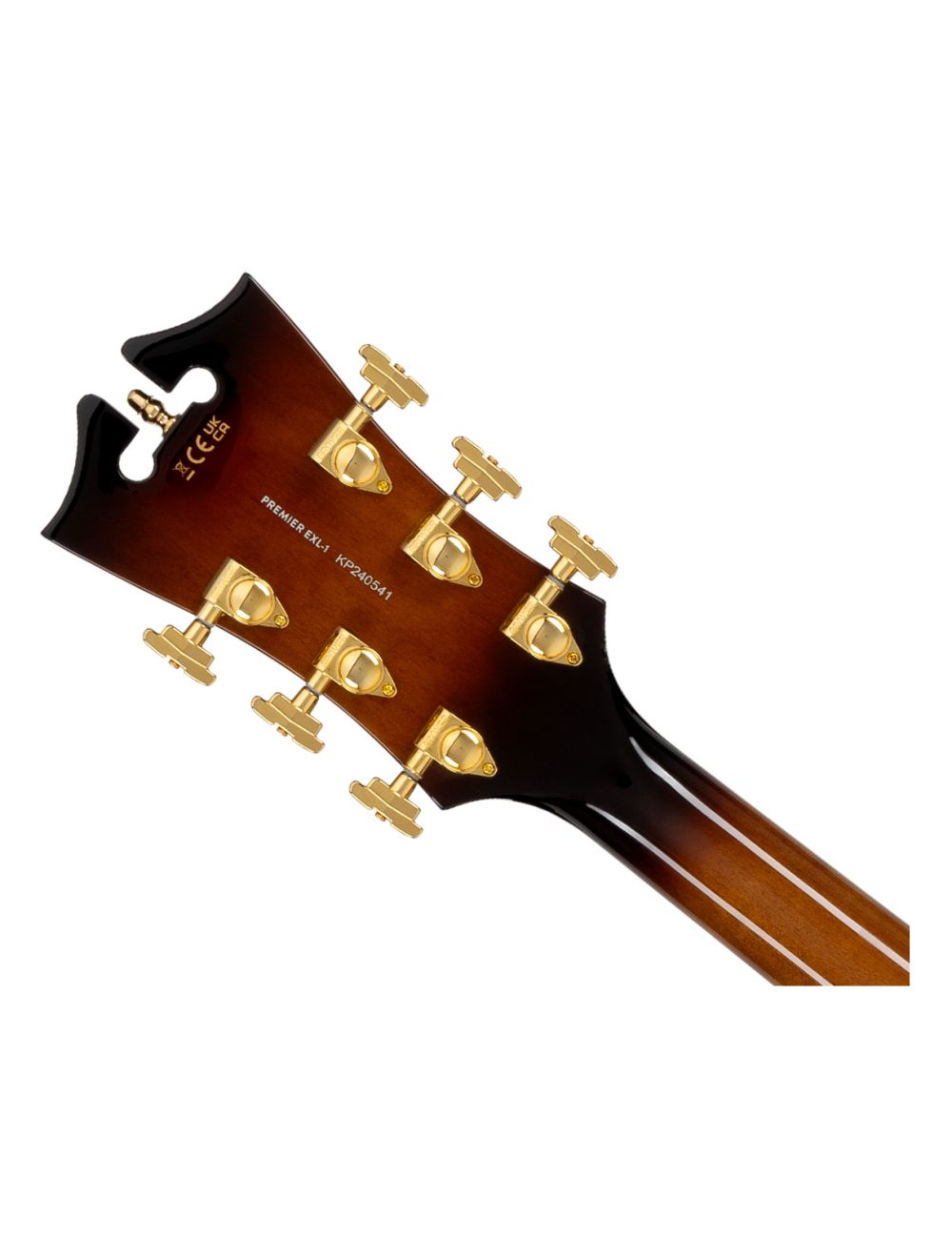 D'Angelico Premier EXL-1 Hollow Body Guitar - Gloss Brown Burst - Open Box