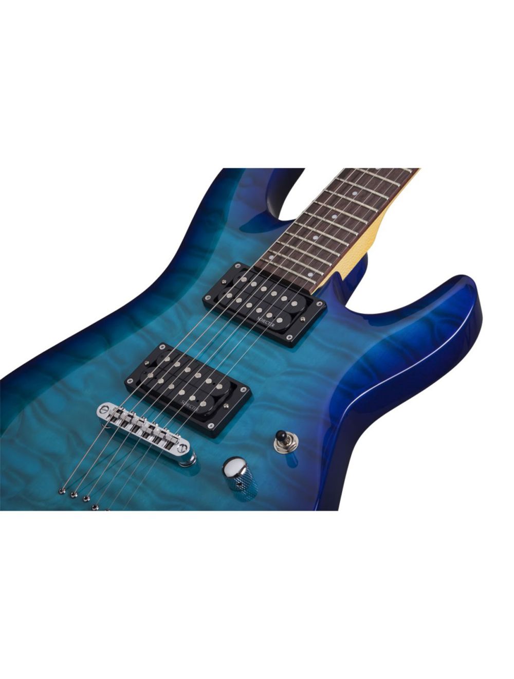Schecter C-6 Plus - Ocean Blue Burst