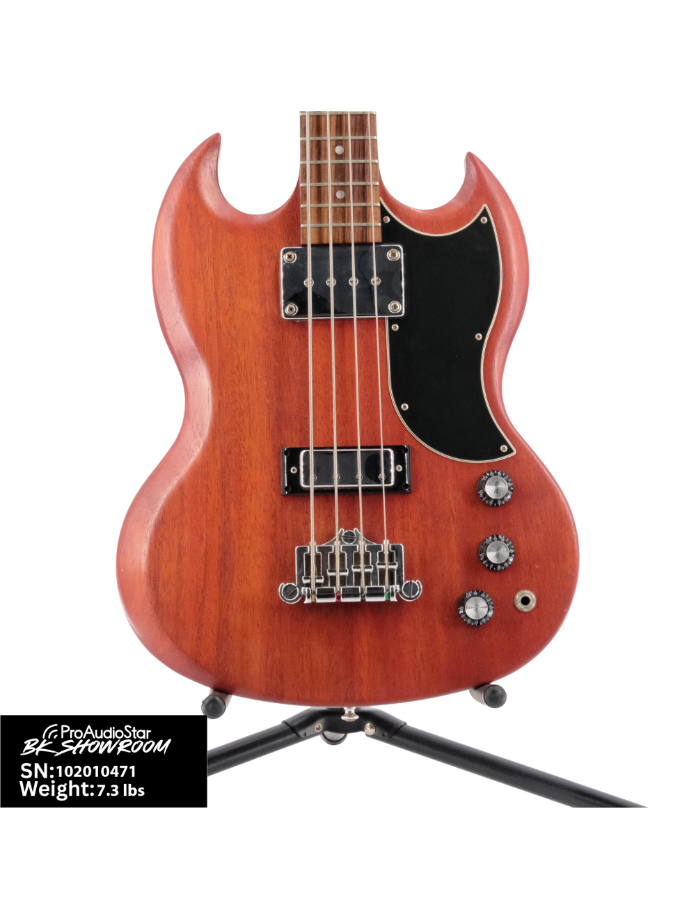 Used Gibson SG Standard Bass Guitar - Heritage Cherry