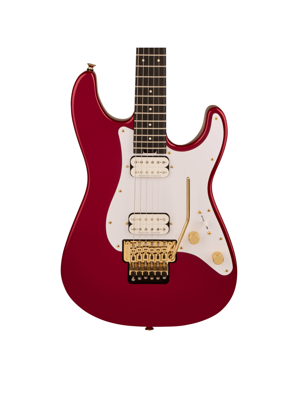 Used Charvel Pro-Mod Plus So-Cal Style 1 HH FR EB Guitar - Candy Apple Red