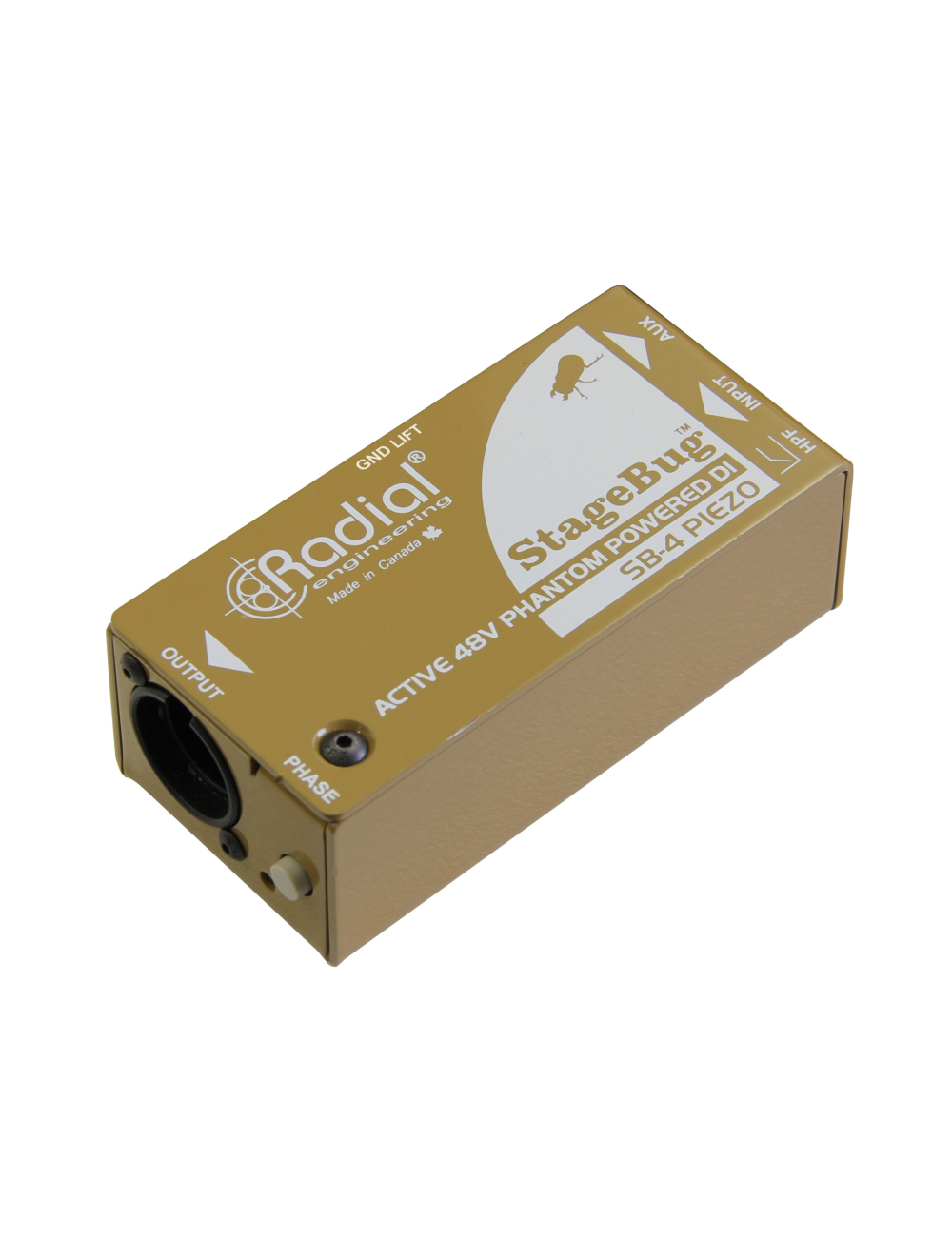 Radial StageBug SB-4 Compact Active DI w/Piezo Input