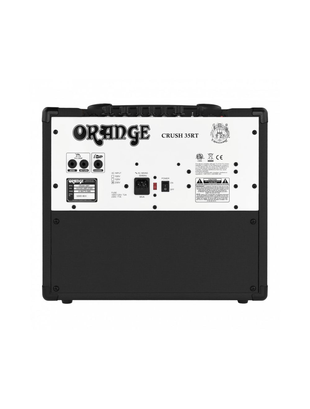 Orange Amplifiers Crush 35RT Combo Amp - Black