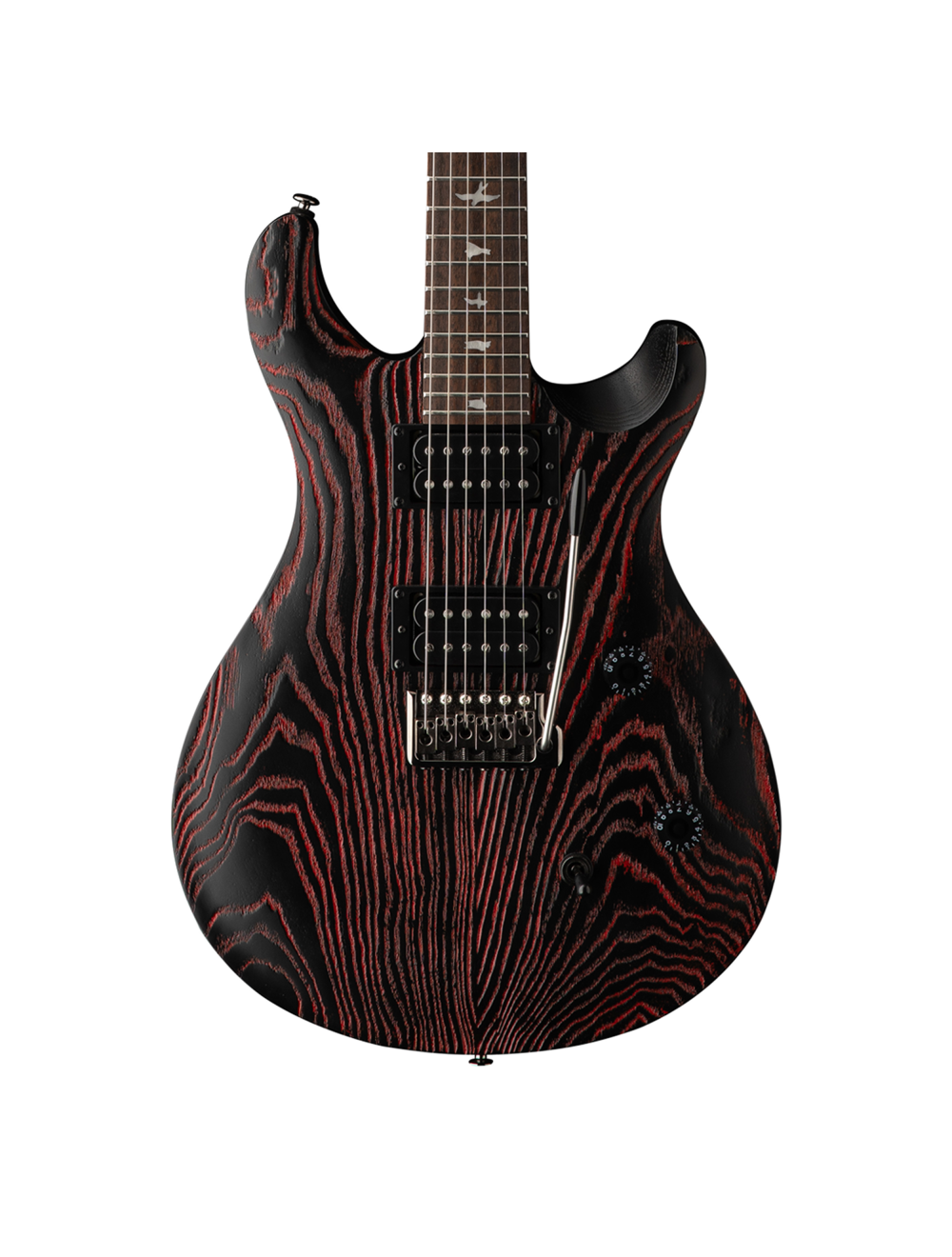 PRS SE Swamp Ash Sandblasted CE 24 Ltd. Ed. Guitar - Sandblasted Red