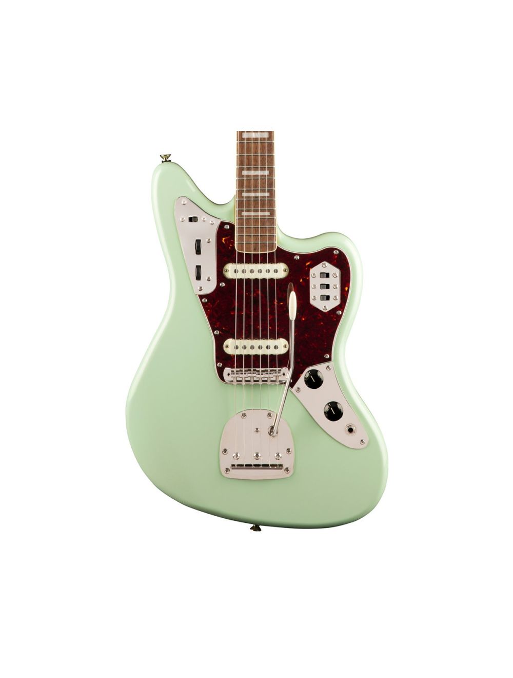 Used Squier Classic Vibe '70s Jaguar - Surf Green w/ Laurel FB