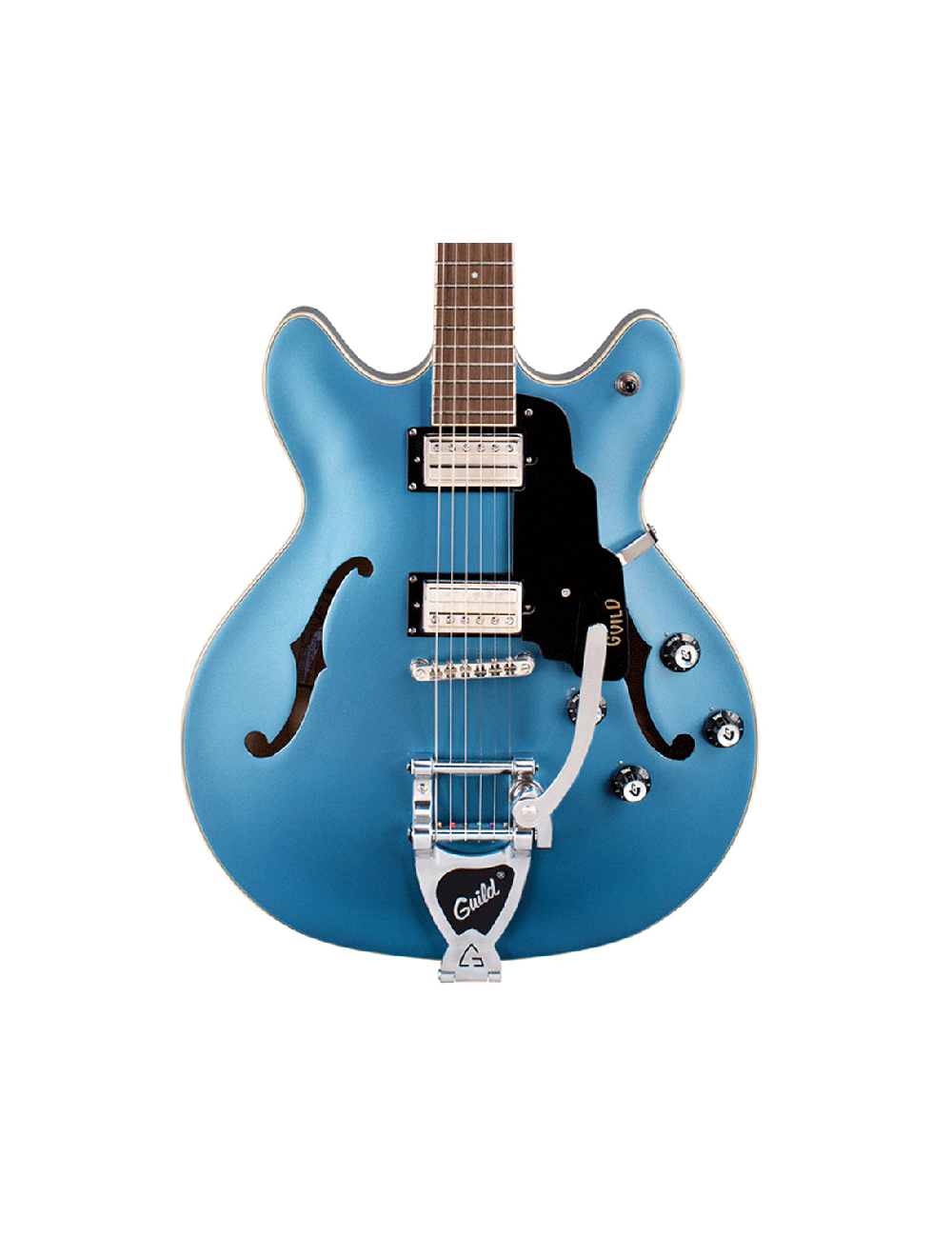 Guild Starfire I DC Semi-Hollow Guitar w/GVT - Pelham Blue Metallic - Open Box