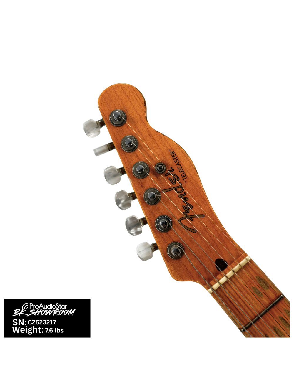 Used Fender Custom Shop Caballo Tono Telecaster - Black w/OHSC