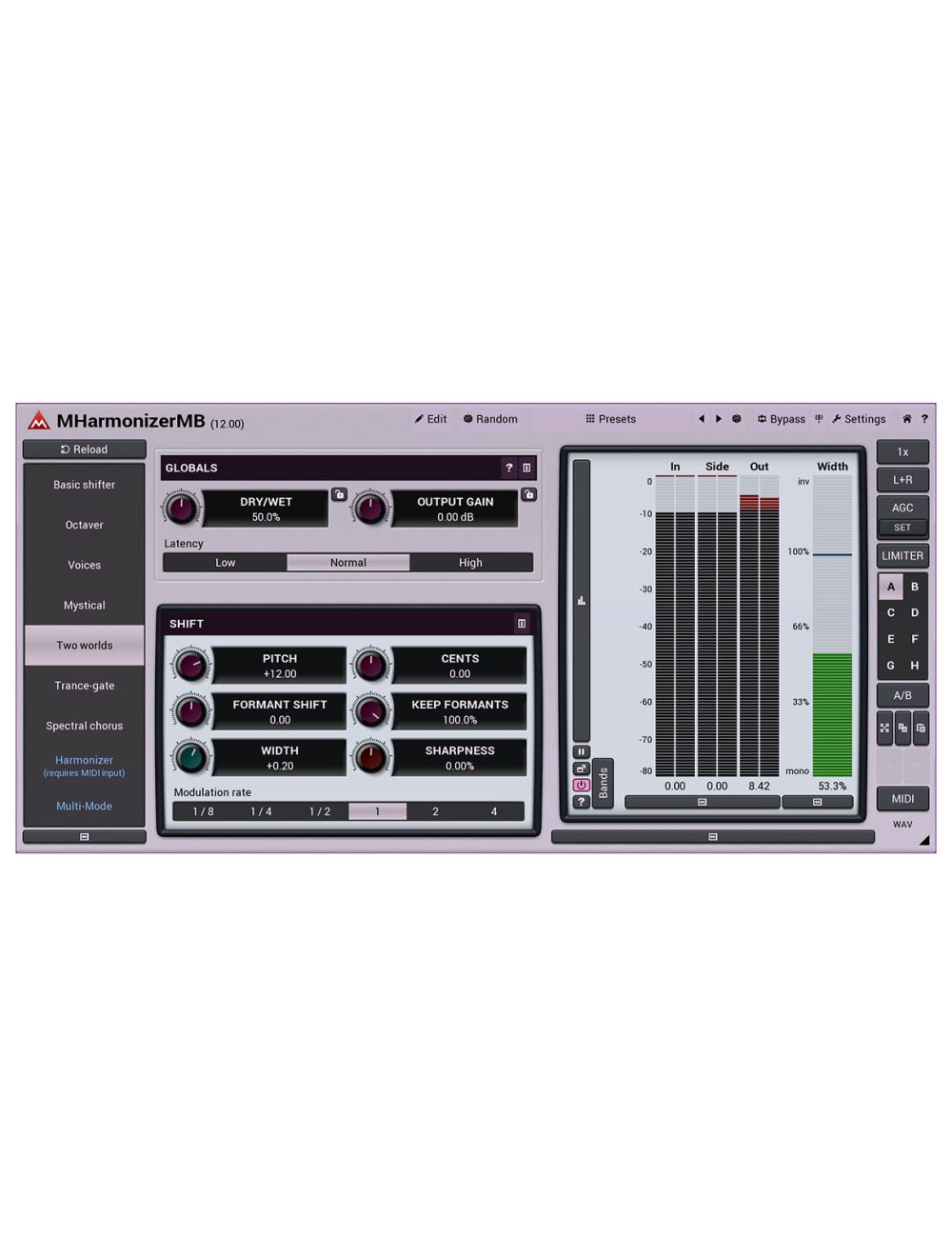 Melda MHarmonizerMB Add Harmonies, Widen/Enhance Recordings