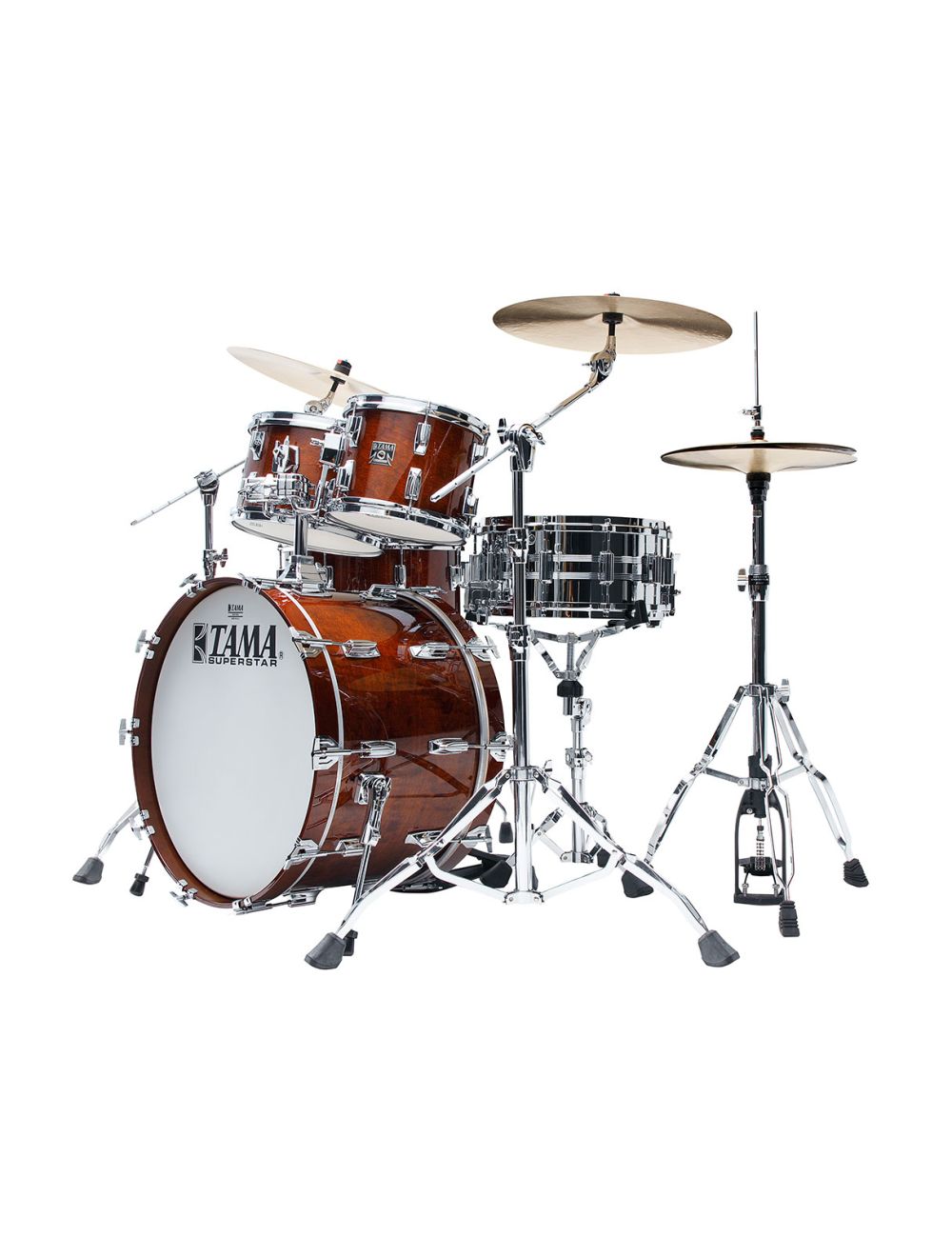 Tama 50th Limited Superstar Reissue 4-pc Shell Pack w/22" Kick - Super Mahogany