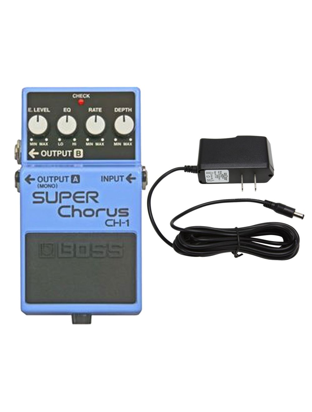 Boss CH-1 Super Chours Pedal + Power Supply