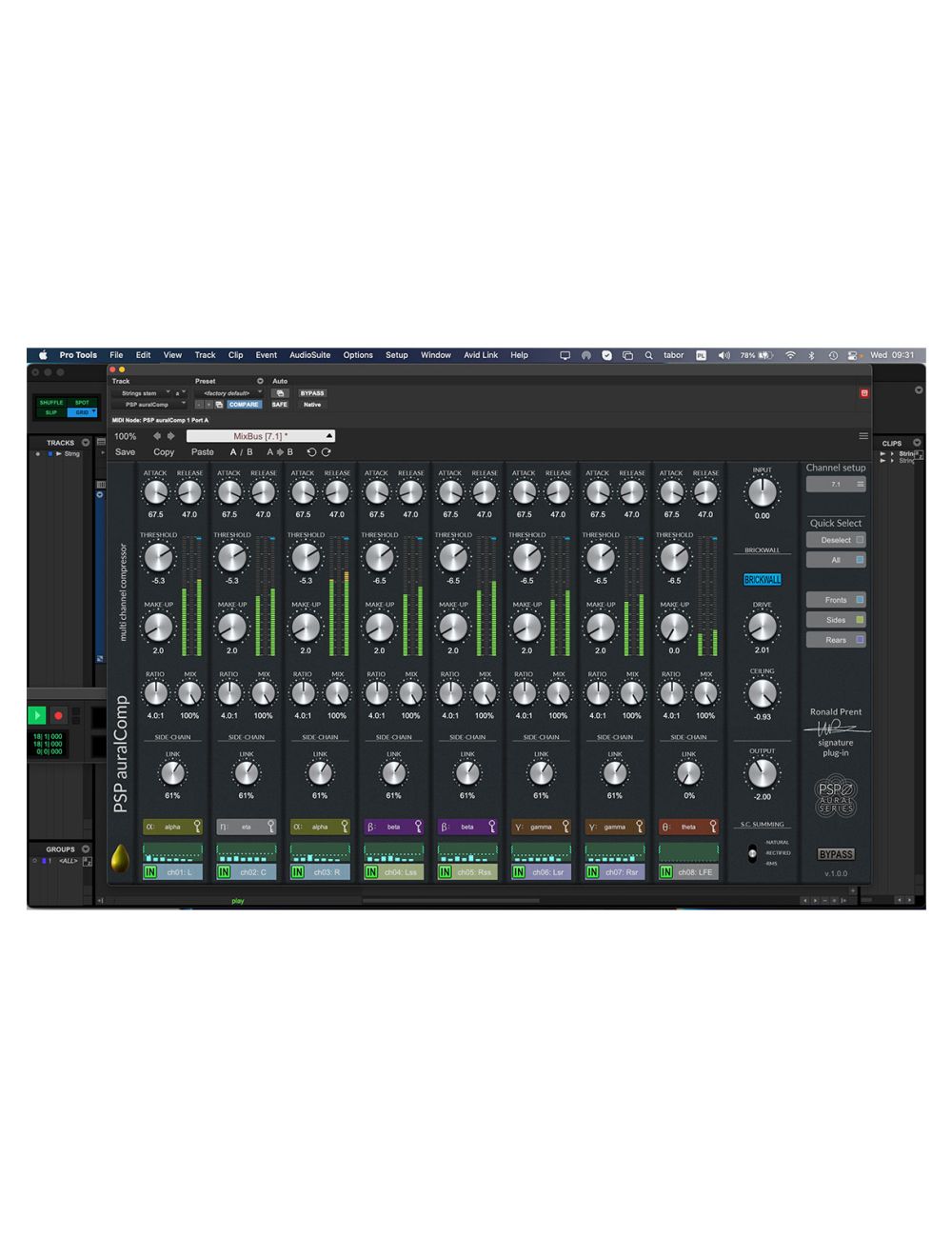 PSP Audioware aural Comp