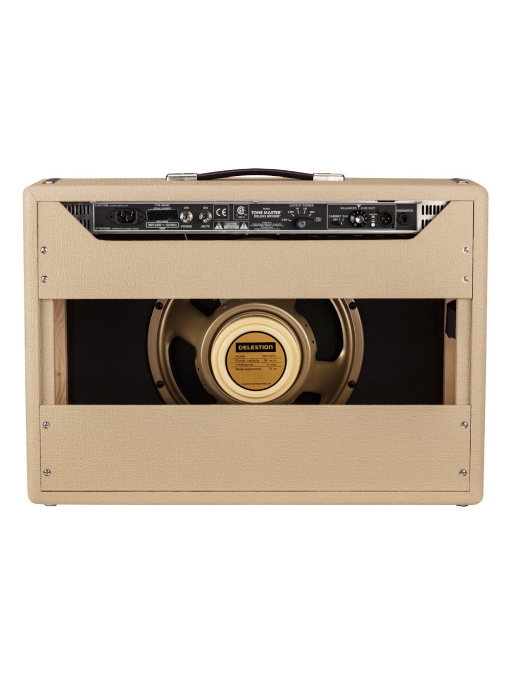 Used Fender Tone Master Deluxe Reverb 100-Watt 1x12" Combo Amp - Blonde