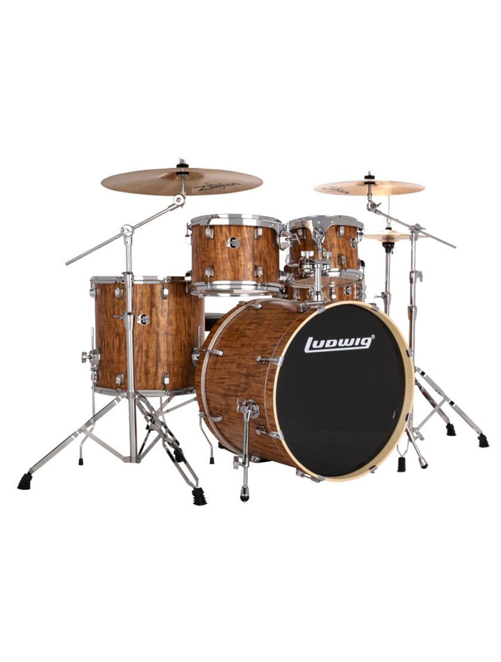 Ludwig Evolution 5-pc Shell Pack w/ 22" Kick - Cherry