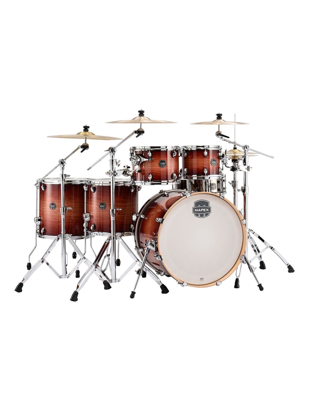 Mapex Armory Series Studioease 6-Piece Shell Pack - Redwood Burst