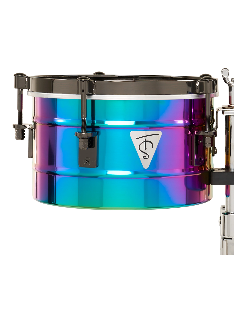 Latin Percussion 9-1/4"/10-1/4" Tony Succar Timbalitos - Rainbow Black Nickel