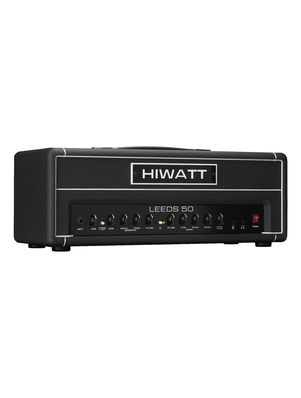 Hiwatt Leeds 50R 50-Watt Guitar Amplifier Head - Black