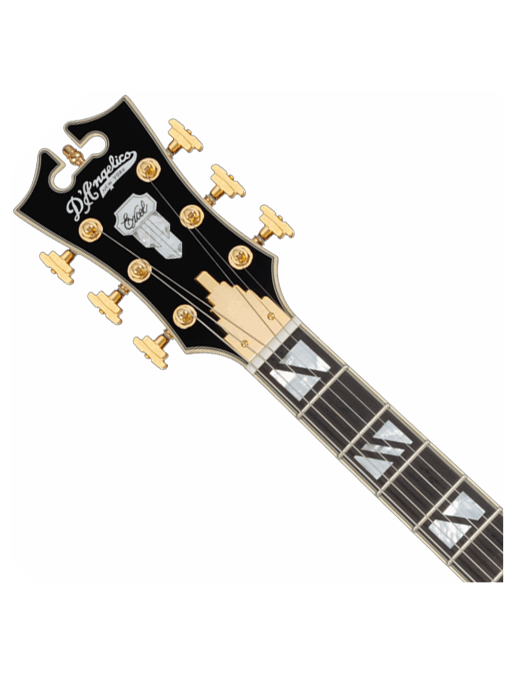 D'Angelico Excel SS Single Cutaway Semi-Hollow - Amaretto Burst - Open Box