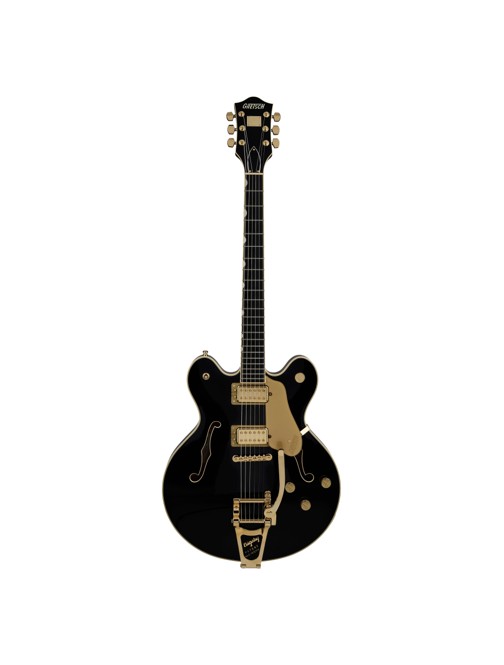 Used Gretsch Broadkaster LX Center Block w/ String-Thru Bigsby - Black