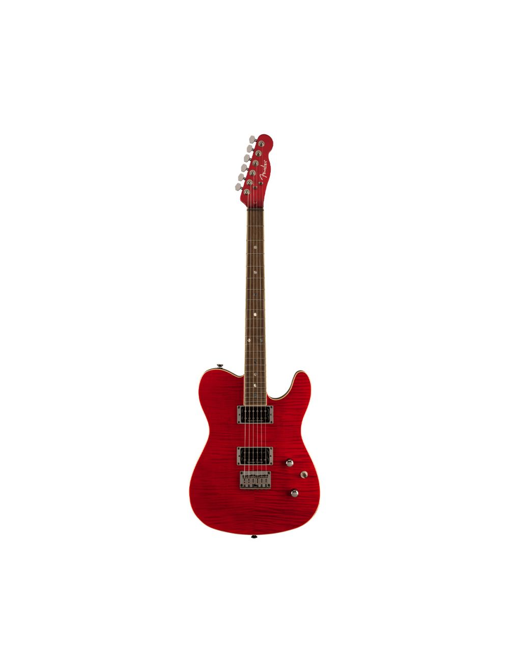 Fender Special Edition Custom Telecaster FMT HH Crimson Red Transparent w Laurel Fingerboard