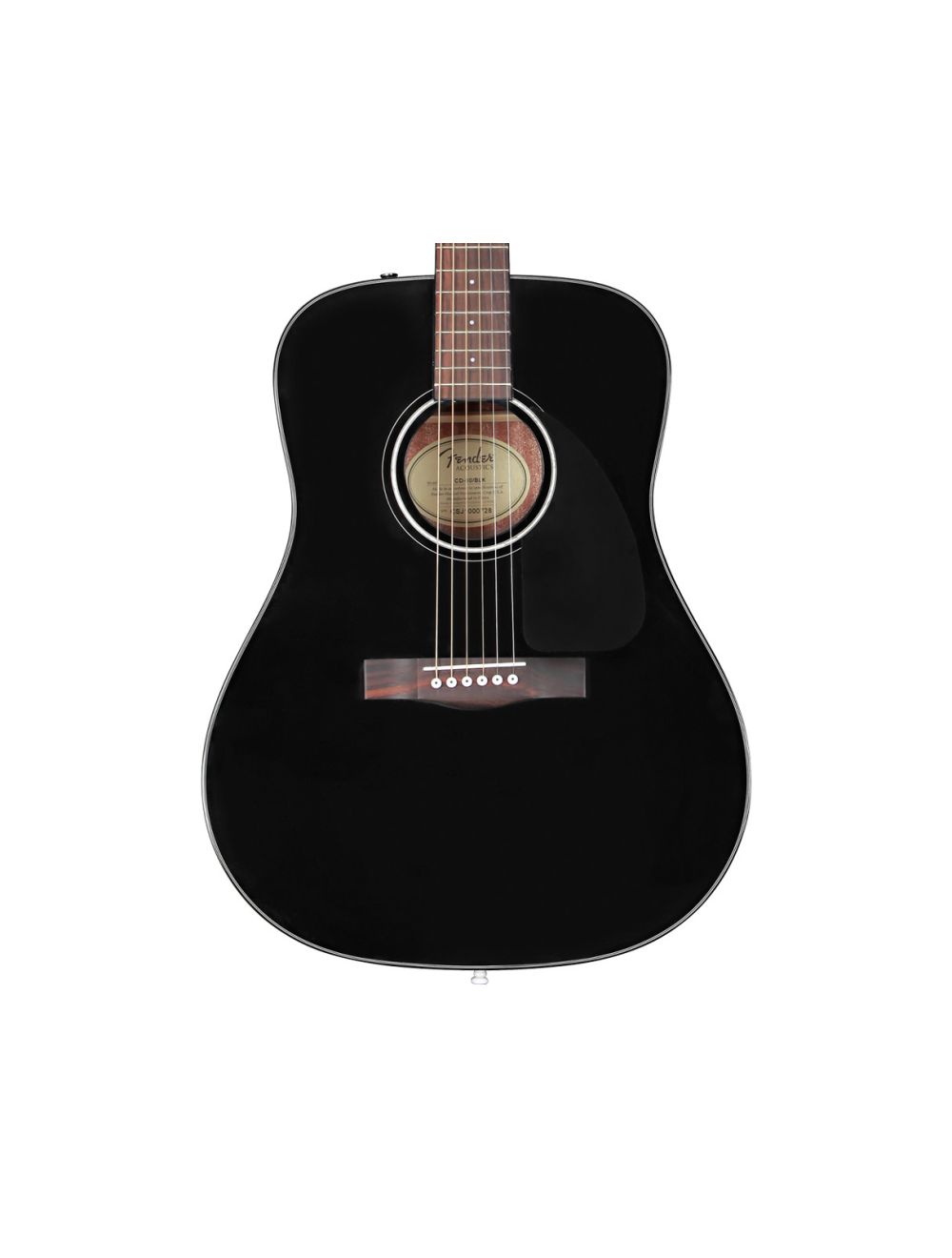 Used Fender CD-60 Dread V3 Black w/ Walnut Fingerboard