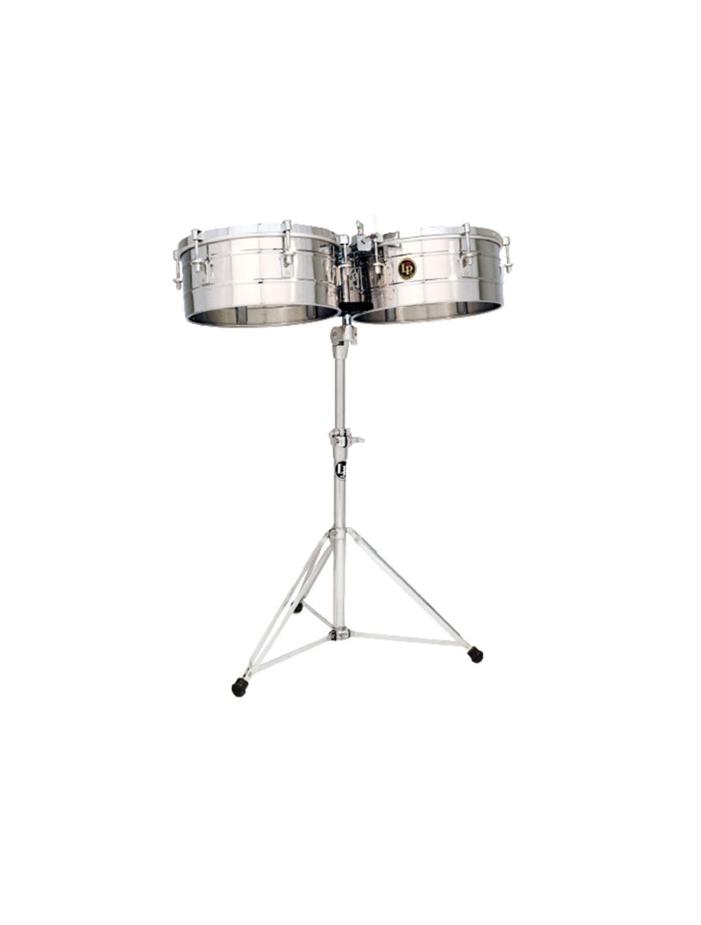Latin Percussion Tito Puente 14" and 15" Timbales - Stainless Steel