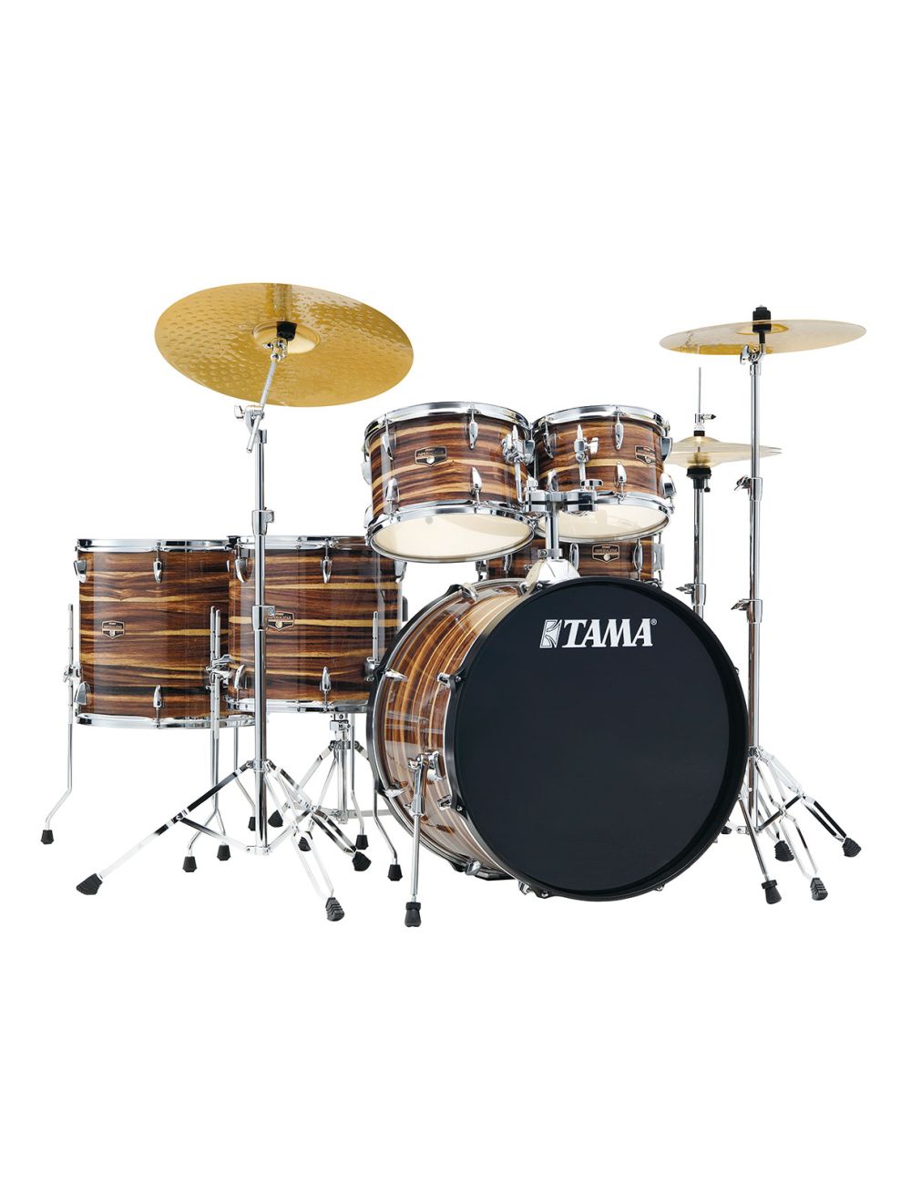 Tama Imperialstar 6-piece Complete Kit - Coffee Teak Wrap
