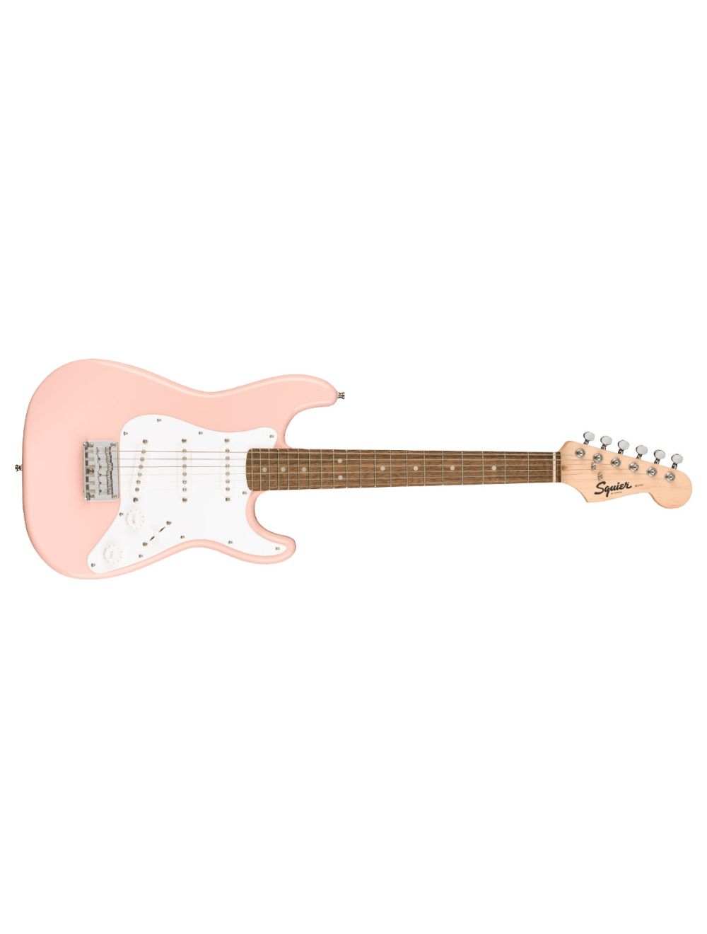 Used Squier Mini Stratocaster - Shell Pink w/ Laurel FB